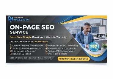 I will do complete on page SEO optimization to rank your website on Google