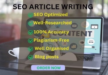 I Will Write High-Quality SEO-Optimized Website or Blog Content That Drives Traffic