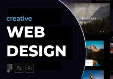 I will design and develop clean modern and Responsive website