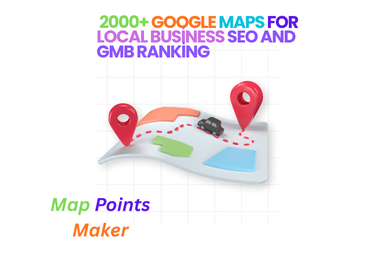 I will do 2000+ google maps for local business SEO and GMB ranking.