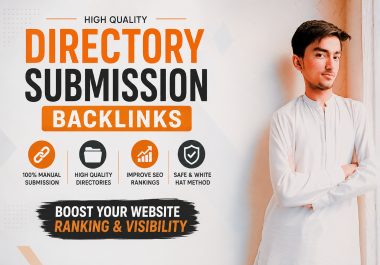 I will build 100 high quality manual directory submission backlinks