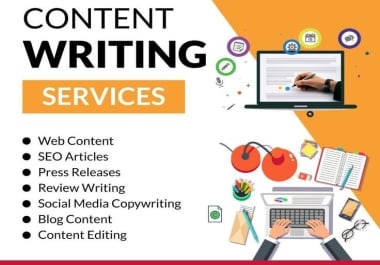 I will write SEO optimized content,  blog posts and articles for your website