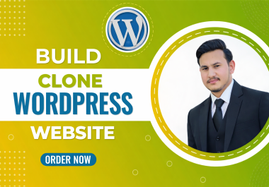 I will copy clone,  redesign and duplicate website wordpress