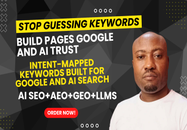 AI SEO AEO keyword Research,  Intent Mapping,  & Authority Planning Built from Real SERP Validation