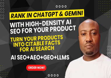 shopify & WordPress Product Entity & Fact-Mapping SEO Specialist AEO GEO Optimization for AI Search