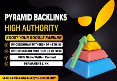 I will build 500 high quality pyramid backlinks for SEO ranking and authority growth