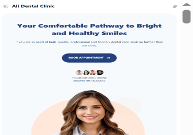 I will design a responsive and modern wordpress website.