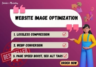 I will Compress Images and add Alt Tags to Improve your SEO.