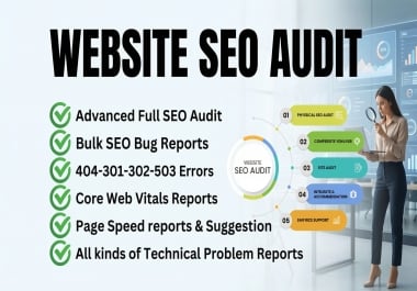 Professional Website SEO Audit for On-Page and Technical Optimization