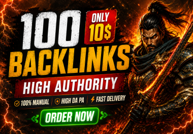 Get 100 manual off page SEO backlinks - any category