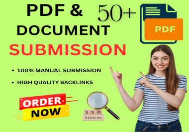 I Will Do 50 High-Quality PDF Submissions for SEO & Backlinks