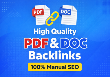 I Will Create High Quality PDF & DOC Submission Backlinks for SEO Ranking