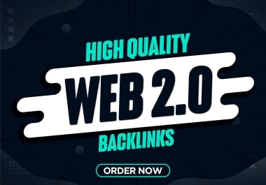 I Will Provide 70 Manual Web 2.0 Backlinks for Authority website