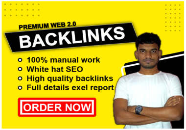 Get 50+ Web 2.0 backlinks with full Excel details.