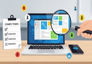 Get Your Website or Mobile App Tested 3-5 Pages with Full Bug Report