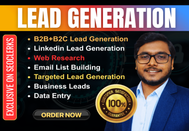 I will manually research and build a custom lead list tailored to your niche
