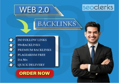 I will Build 99+ Permanent and safe SEO Backlinks to Improve your Google Rankings