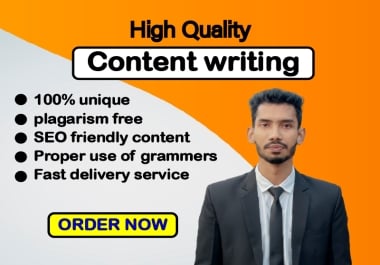 I Will Write 1000 Words of SEOOptimized Blog Posts and Website Content for You.