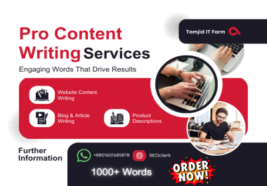 1000 Plus Words Content Writing Jobs,  Blog Posts and Rewriting Articles