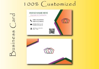 I will design a premium,  professional and fully custom business card for your brand