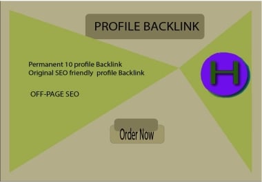 10 ORIGINAL PROFILE BACKLINK FOR OFF-PAGE SEO