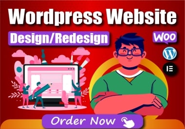 I will Provide a High Converting,  Fast & Responsive 5 Pages WordPress Website Design