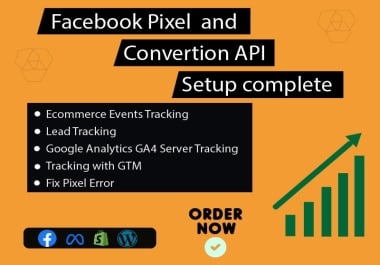 Facebook pixel and convertion API setup complete with GTM