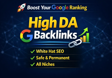 I Will Build 30 High DA Authority Backlinks for Website SEO Ranking