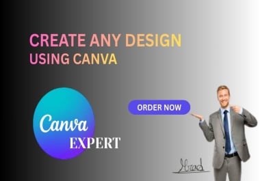 I Will Design Professional Canva Graphics for Social Media,  Business.