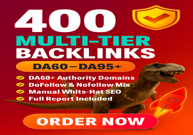 400 Multi-Tier Backlinks - Authority Boost Package