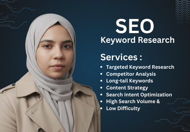 I will do Profitable SEO Keyword Research and Competitor Analysis for Your Website.