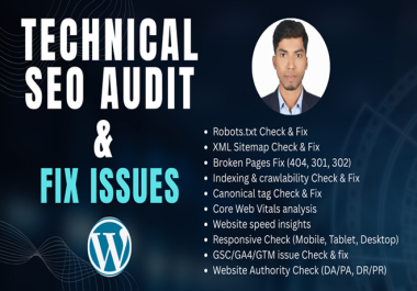 Technical SEO Audit and Fix All Errors for Website Ranking