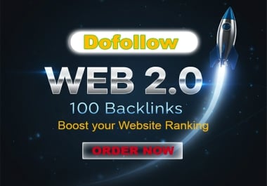 Get 100 web 2.0 backlinks with High DA PA