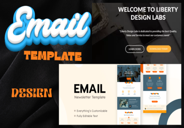 I will design responsive HTML email template or editable newsletter within 12 hours