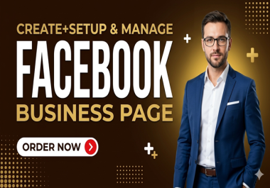 I Will Design Create and Optimize Business Page Setup