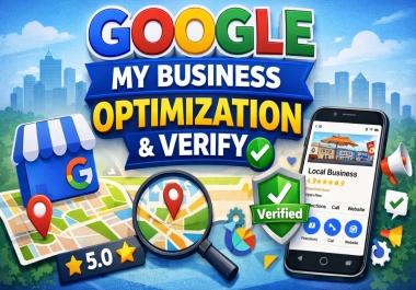 i will optimize google my business to boost local ranking,  sales
