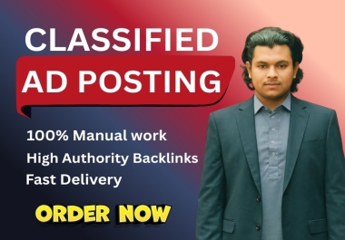 I Will provide Classified Ad posting on High Authority Sites