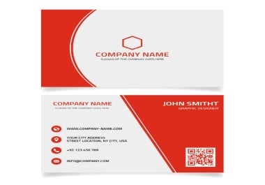 I will design a professional and business card
