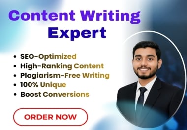 I will write SEO optimized high ranking articles and blog posts to boost your Google traffic