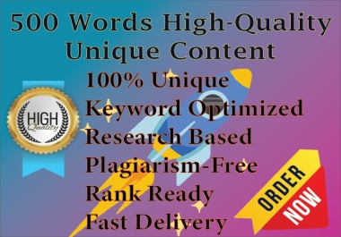 1000 Words SEO-Rich Articles for your topics