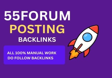 I will provide high quality forum posting backlinks to improve SEO