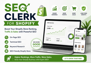 I Will Design,  Customize and Build a Professional Shopify Store