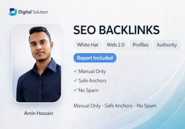 Create High Authority Manual Web 2.0 & Profile SEO Backlinks