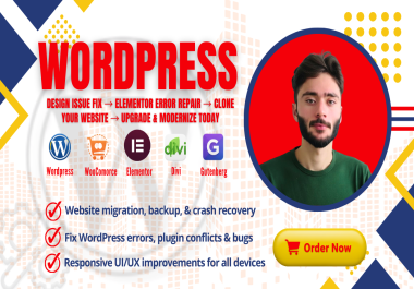 I will create a modern,  responsive WordPress website for your business or personal brand.