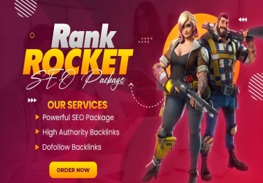 RankRocket SEO Package - Get Top Google Rankings with Premium High Authority SEO Links
