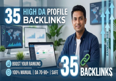 Provide 15 High DA Manual Profile Backlinks for SEO Ranking