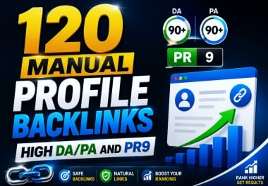I Will Create Powerful 120 Profile Backlinks for SEO and Google Ranking