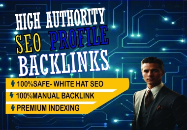 I will manually do high authority backlinks