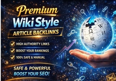 I Will Professionally Promote 500 Wiki Article For Massive Exposure,  Authority And Targeted Traffic
