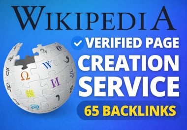 I will create 65 high quality wiki articles backlinks for SEO